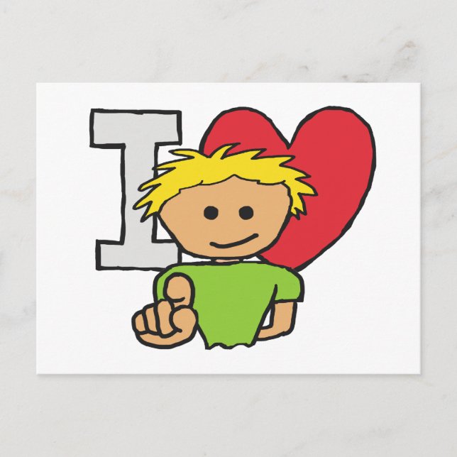 Postal Festiva Te Amo (Anverso)