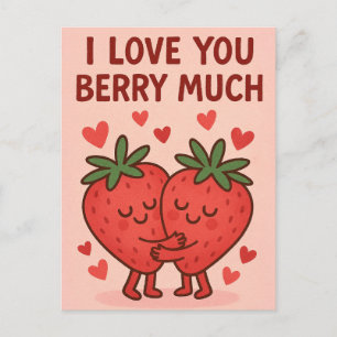 Postal Festiva Te Amo Mucho Fruta