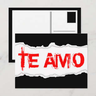 Postal Festiva TE AMO (salto de página)
