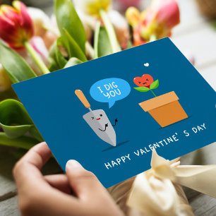 Postal Festiva Te cavo feliz Día de San Valentín   Amor