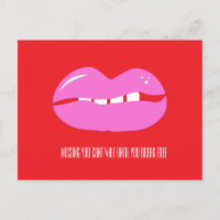 Te Extraño Labios Rosados Cárcel Prisión Larga Dis