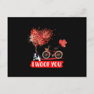 Postal Festiva Te quiero ladrando. Regalos de San Valentín para p