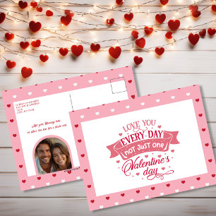 Postal Festiva Te quiero todos los días no sólo un día Dulce