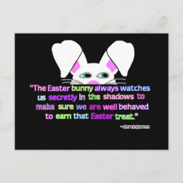 Postal Festiva Te Veo, Cartera Conejita De Pascua