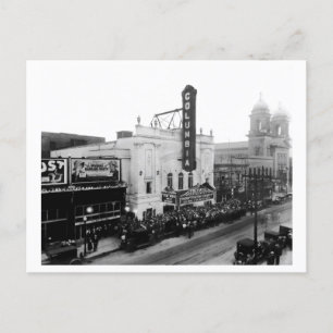 Postal Festiva Teatro Columbia, noche de inauguración