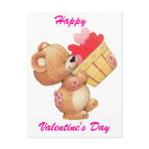 Teddy Y Una Cesta De Corazones