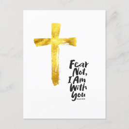 Postal Festiva TEMOR NO, ESTOY contigo Christian - Isaiah 41:10