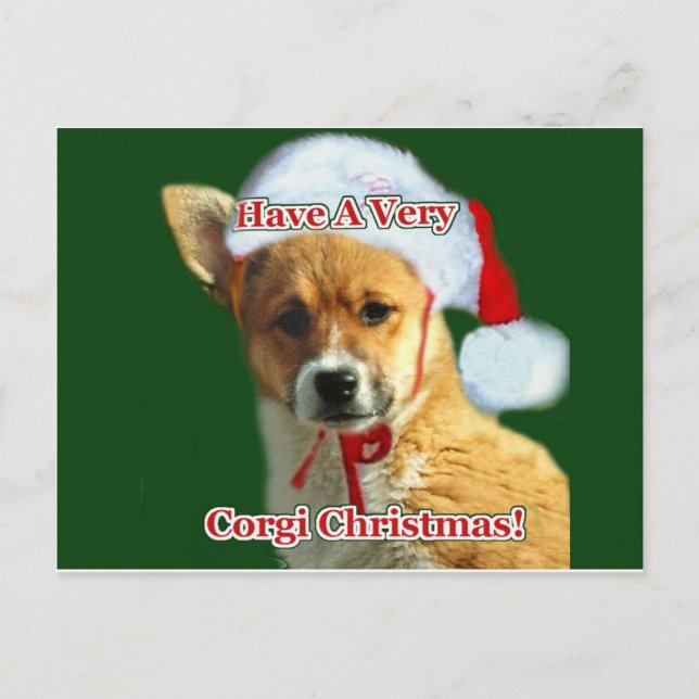Postal Festiva Tener Navidades muy corgi - Misericordia (Anverso)