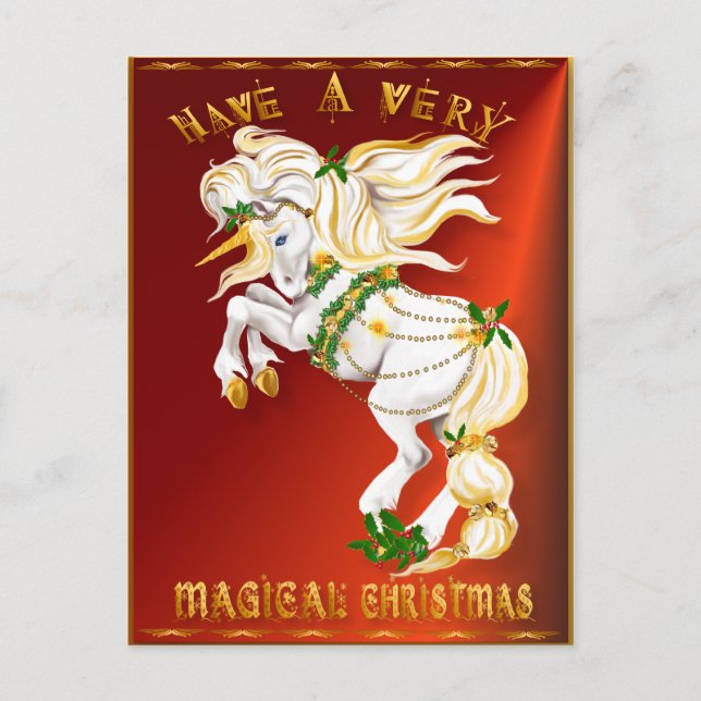 Postal Festiva Tener Una Postcarta De Navidades Muy Magnífica (Anverso)