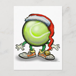 Postal Festiva Tennis Chrsitmas