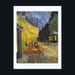 Postal Festiva Terraza cafetería en Night Van Gogh<br><div class="desc">Grandes obras y cuadros del pintor posimpresionista Vincent Van Gogh</div>