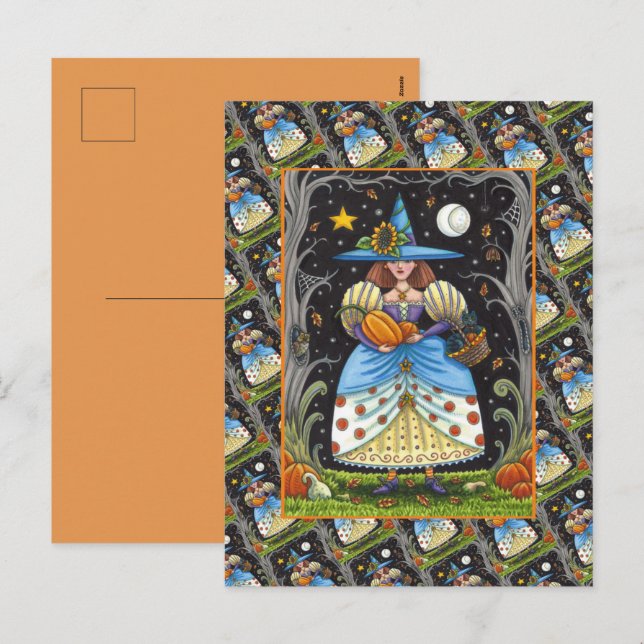 POSTAL FESTIVA TESTIGO DE ARTE FOLLAR EN MADERA ESCUCHADA, GATO N (Anverso / Reverso)