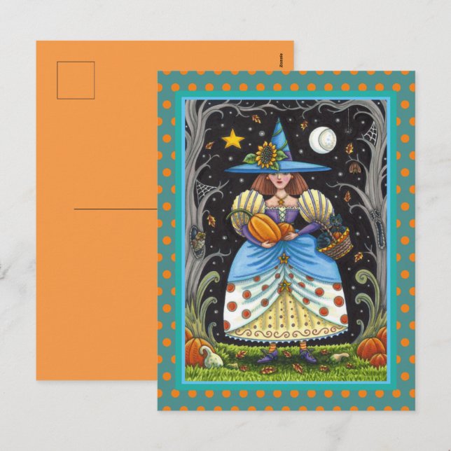 POSTAL FESTIVA TESTIGO DE ARTE FOLLAR EN MADERA ESCUCHADA, GATO N (Anverso / Reverso)