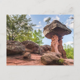 Postal Festiva Teufelstisch Hinterweidenthal Pfalz Alemania regal