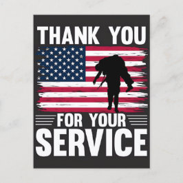 Postal Festiva Thank You for Your Service: Veterans Day 2025 