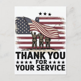 Postal Festiva Thank You for Your Service: Veterans Day 2025 