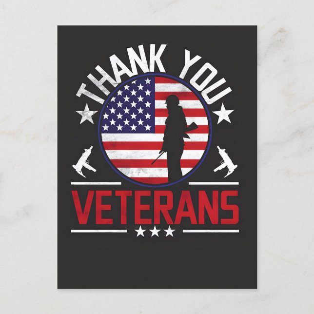 Postal Festiva Thank You for Your Service: Veterans Day 2025  (Anverso)