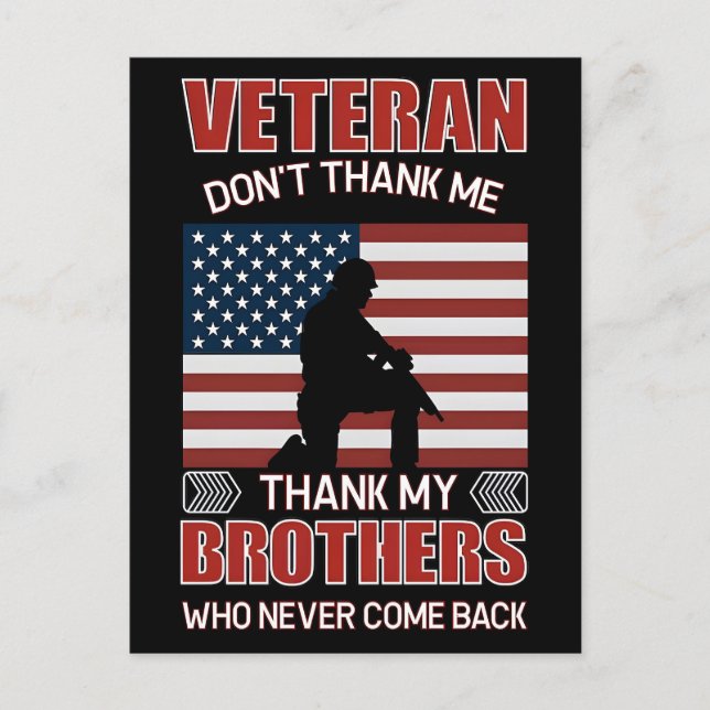 Postal Festiva Thank You for Your Service: Veterans Day 2025  (Anverso)