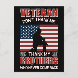 Postal Festiva Thank You for Your Service: Veterans Day 2025 