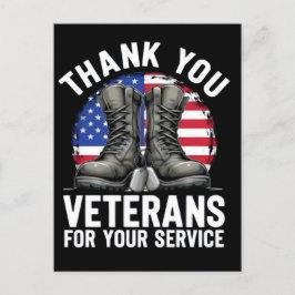 Postal Festiva Thank You for Your Service: Veterans Day 2025 