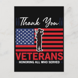 Postal Festiva Thank You for Your Service: Veterans Day 2025 