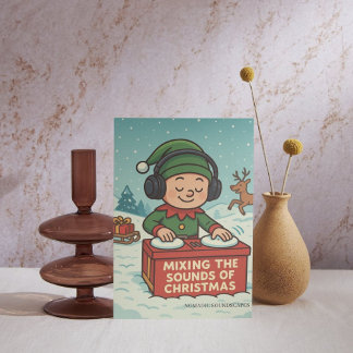 Postal Festiva The Elf DJ on the Snowy Path