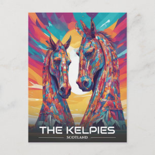 Postal Festiva The Helix, The Kelpies, Falkirk - Visita Escocia