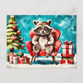 Postal Festiva The Raccoon’s Christmas Chair