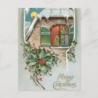 Postal Festiva Tiempo de navidades