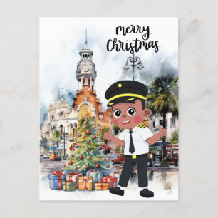 Postal Festiva Tiempo de Navidades piloto en Florida