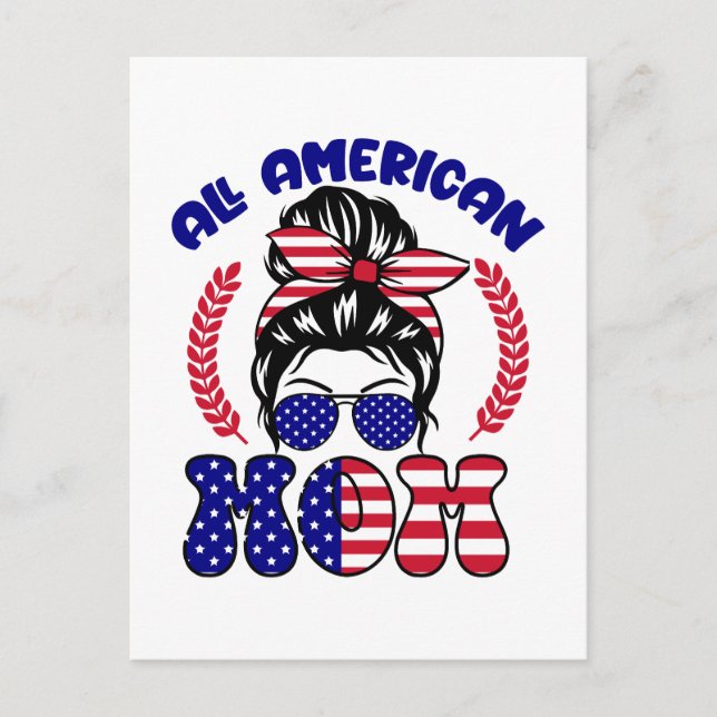 Postal Festiva Toda la Mamá Americana-32169 (Anverso)