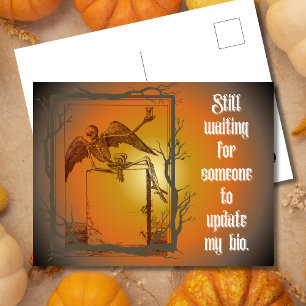 Postal Festiva Todavía esperando que alguien actualice mi biograf