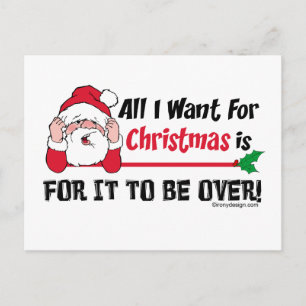 Postal Festiva Todo lo que quiero Navidades