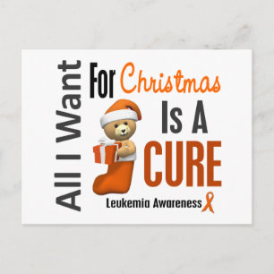 Postal Festiva Todo Lo Que Quiero Para Navidades Leucemia