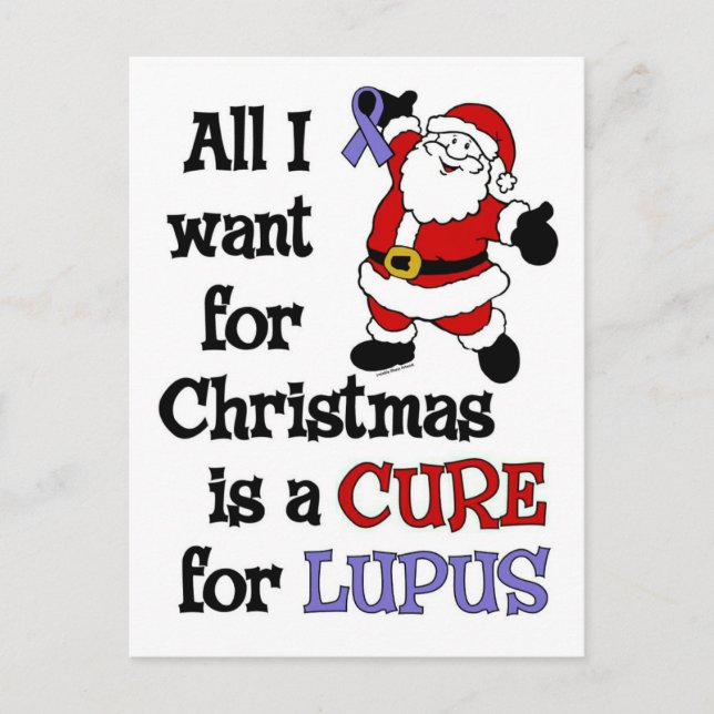Postal Festiva Todo Lo Que Quiero Para Navidades/Santa Lupus (Anverso)
