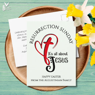 Postal Festiva TODO SOBRE JESÚS Pascua cristiana