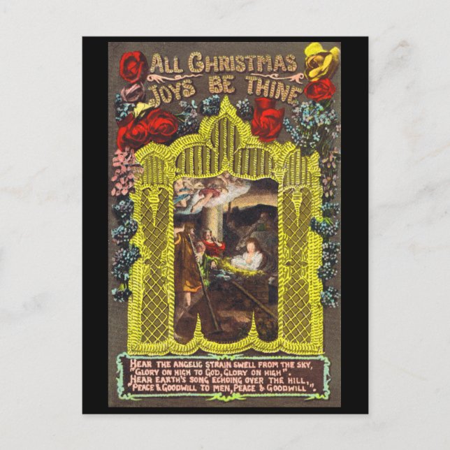 Postal Festiva Todos los Navidades Joys (Anverso)