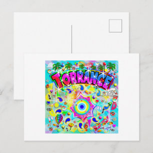 Postal Festiva Torrance Baile Místico