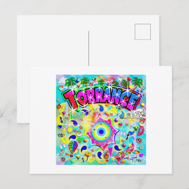 Postal Festiva Torrance Baile Místico  (Anverso / Reverso)