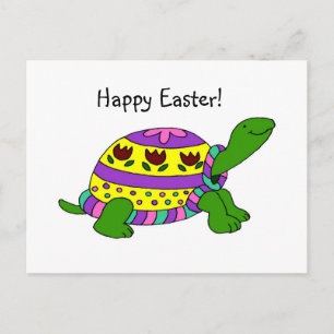 Postal Festiva Tortuga de Pascua