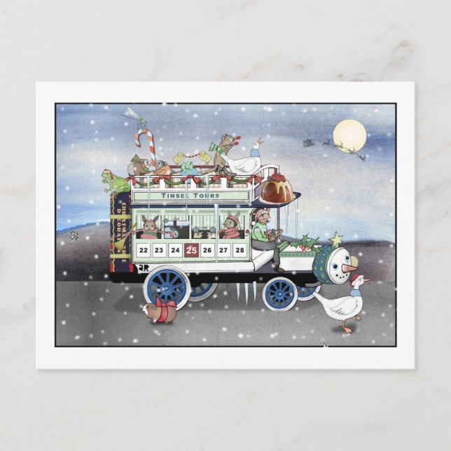 Postal Festiva Tours de Tinsel (Anverso)