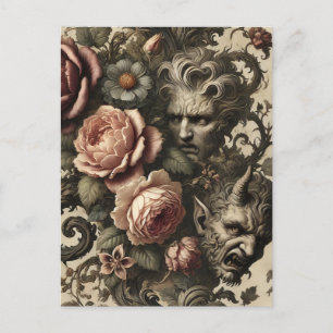 Postal Festiva Trabajos 🩸 para niños - Victoria gótica