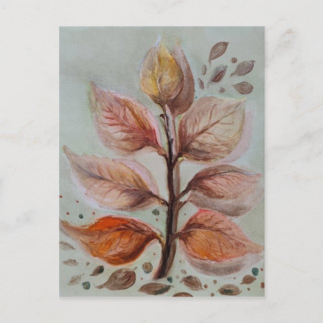 Postal Festiva Translucent leaves (Anverso)