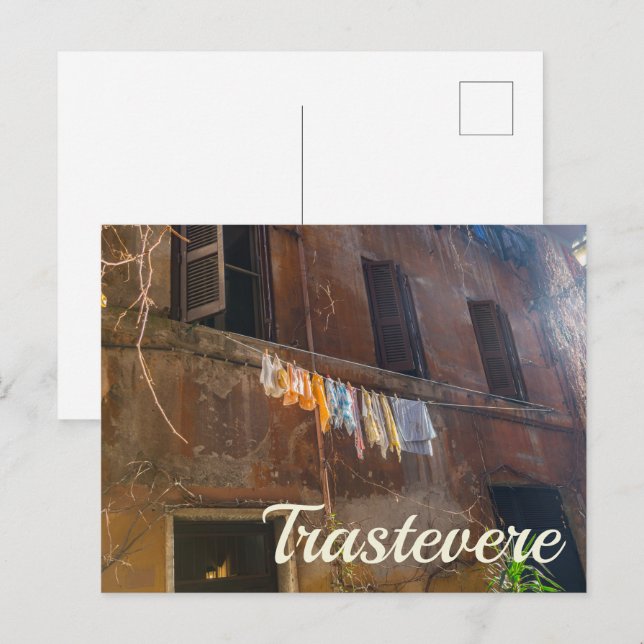 Postal Festiva Trastevere Rome (Anverso / Reverso)