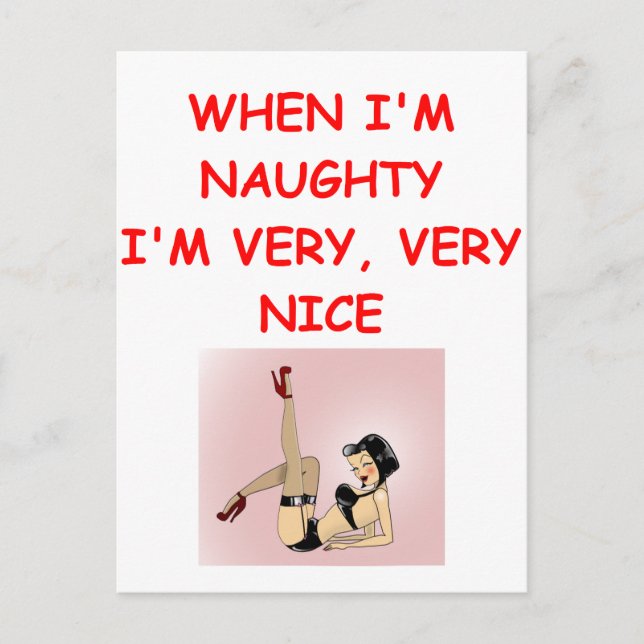 Postal Festiva travieso pero agradable (Anverso)