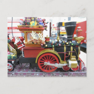 Postal Festiva Tren de Santa