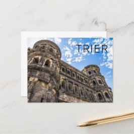 Postal Festiva Trier Porta Nigra Renania Palatinado Alemania