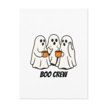 Tripulación de Boo Bebedores de Café Fantasma Gráf