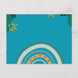 Postal Festiva Tropical blue teal