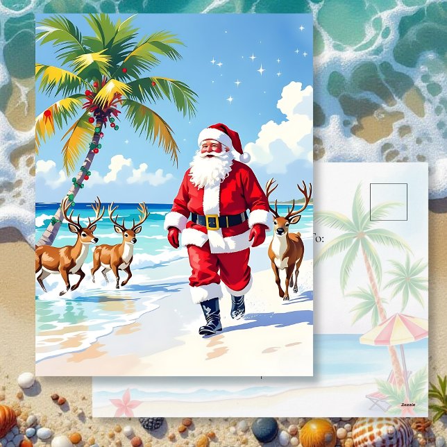 Postal Festiva Tropical Christmas Personalized  (Subido por el creador)